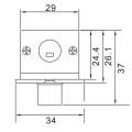 Lumière enfoncée de bijoux de 5W LED pour la vitrine LC7328-L